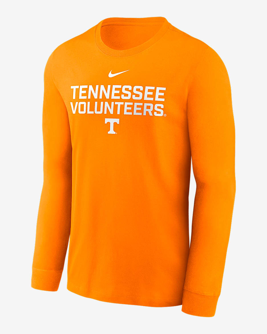 トップス #COOL TOUCH+DRY TECH L/S TEE-MNF/TM LOGO Tennessee Sideline Men's Nike Dri-FIT College Long-Sleeve T